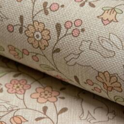 Rackhams Liberty Floral Bunny Trail Nursery Textured Wallpaper Natural Beige - thumbnail 3