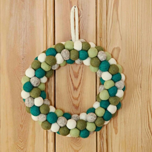 Rackhams Felt Green Wreath - Felt - image 1