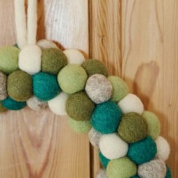 Rackhams Felt Green Wreath - Felt - thumbnail 2