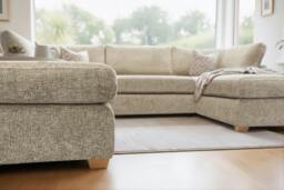 Rackhams Rayna U-Shaped Sofa - Stone - thumbnail 4
