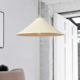 Rackhams Wooden Large Dome Ceiling Light Pendant Shade Natural Brown