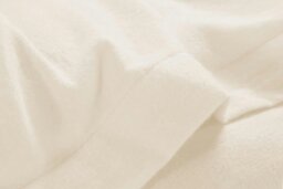 "Rackhams Flannelette Brushed Cotton 16"" Deep Fitted Sheet - Cream - Single - Fitted Sheet" - thumbnail 2