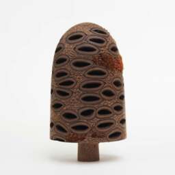 Rackhams Handmade Wooden Hairy Banksia Nut Ornament - thumbnail 2