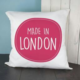Rackhams Personalised 'Made In' Cushion Cover - Orange - thumbnail 4