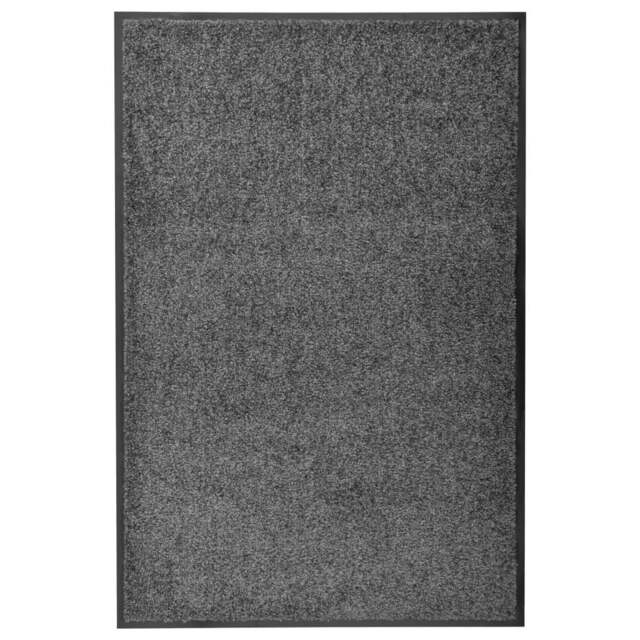 Rackhams Doormat Washable Anthracite 60x90 cm