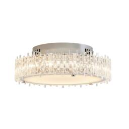 Rackhams Ana Chrome LED Flush Ceiling Light
