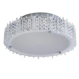 Rackhams Ana Chrome LED Flush Ceiling Light - thumbnail 4
