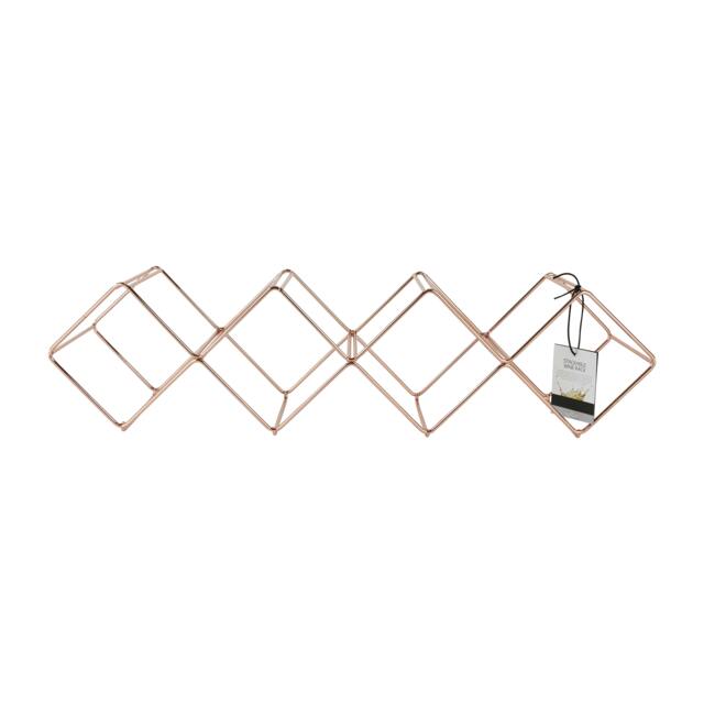 Rackhams Stackable Copper Finish Wine Rack - Gold - Iron - Wine Rack - image 1