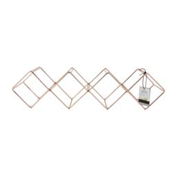 Rackhams Stackable Copper Finish Wine Rack - Gold - Iron - Wine Rack