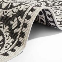Rackhams Jardin Reversible Black Runner Indoor-Outdoor - 80X350 cm - thumbnail 2