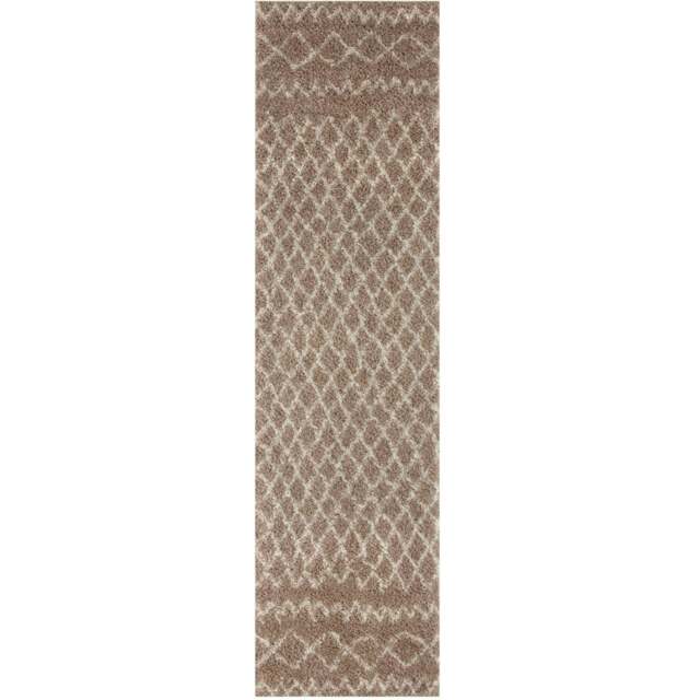 Rackhams Moroccan Beige Shaggy Rug - 920 - 80X300 cm - image 1