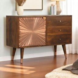 Rackhams Solid Wood Manila Copper Sideboard