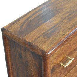 Rackhams Solid Wood Regency 3-Drawer Chest - thumbnail 6