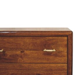 Rackhams Solid Wood Regency 3-Drawer Chest - thumbnail 5