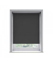 Rackhams No Drill Black Thermal Blackout Roller Blind (170cm Drop) - 80cm - thumbnail 2