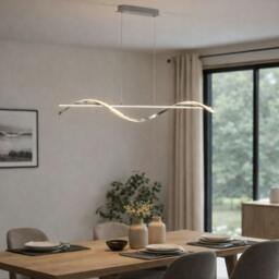 Rackhams Hyde Chrome And Crystal LED Pendant - thumbnail 2