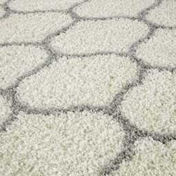 Rackhams Moroccan Ivory Shaggy Rug - 600 - 60X110 cm - thumbnail 2