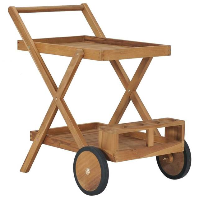 Rackhams Tea Trolley Solid Teak Wood