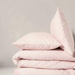 Rackhams Studio Edition Pink Pinstripe Duvet Cover Set - King - thumbnail 6