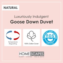 Rackhams Goose Down 10.5 Tog Duvet - Double - thumbnail 5