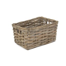 Rackhams Rectangular Grey Rattan Storage Baskets - Large - thumbnail 6