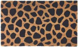 Rackhams Animal Print Coir Doormat Gainsborough 45x75 cm