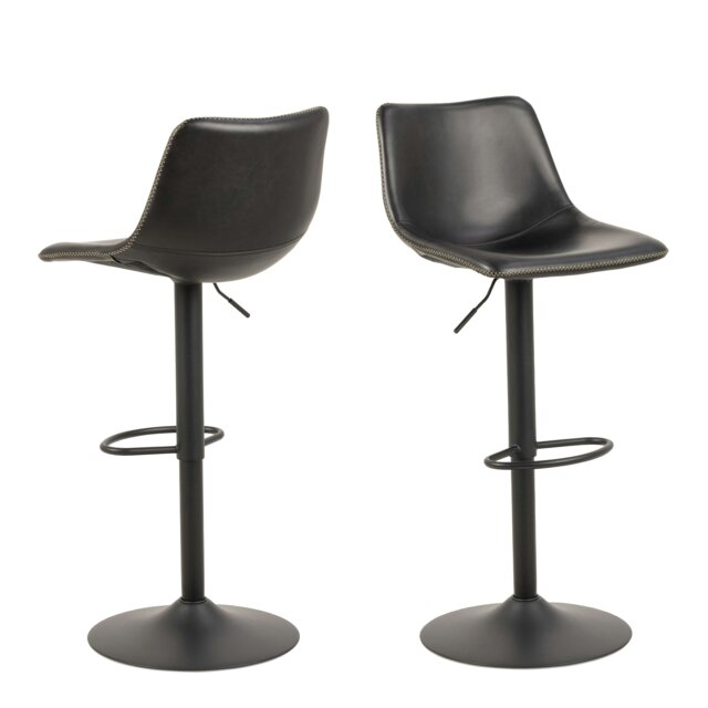 Rackhams I_Oregon Bar Stool in Black - 1 - image 1