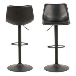 Rackhams I_Oregon Bar Stool in Black - 1 - thumbnail 2
