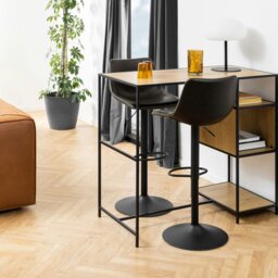 Rackhams I_Oregon Bar Stool in Black - 1 - thumbnail 5
