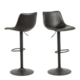 Rackhams I_Oregon Bar Stool in Black - 1 - thumbnail 1