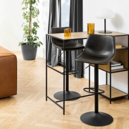 Rackhams I_Oregon Bar Stool in Black - 1 - thumbnail 4