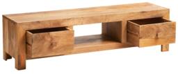 Rackhams Logan Light Mango Plasma Media Unit - 145 cm - 40 cm - Wood - thumbnail 2