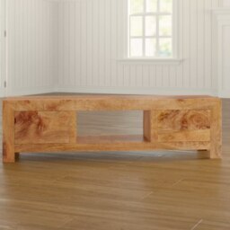 Rackhams Logan Light Mango Plasma Media Unit - 145 cm - 40 cm - Wood - thumbnail 6