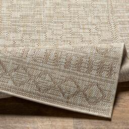 Rackhams Tuareg-Global Brown Ivory Graphic In- & Outdoor Jute-Look Rug - 160 x 213 cm - thumbnail 4
