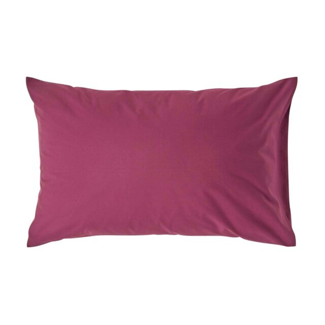 Rackhams Egyptian Cotton Housewife Pillowcase 200 TC, Standard Size - Plum - image 1