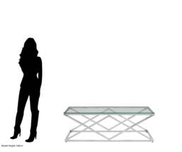 Rackhams Allure Inverted Prism Base Coffee Table - thumbnail 3
