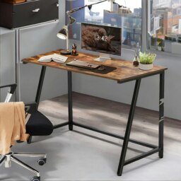 Rackhams Industrial Rustic Computer Desk 100CM Wide - thumbnail 3