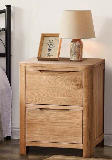 Rackhams Stafford Bedroom Furniture: Experience Elegance with Oak Effect Design - Bedside Table - image 1