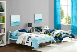 Rackhams Bunk Bed Convertible Metal White - Single - thumbnail 5