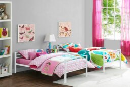 Rackhams Bunk Bed Convertible Metal White - Single - thumbnail 4