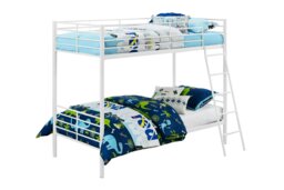 Rackhams Bunk Bed Convertible Metal White - Single - thumbnail 2