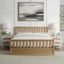 Rackhams Alyn 5ft Oak Ottoman - 5ft - Oak - Ottoman - thumbnail 2