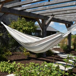 Rackhams Brazilian Sunbrella Double Hammock - Dove - thumbnail 2