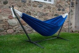 Rackhams 's Combo - Royal Blue Hammock with Stand (8ft) - thumbnail 2