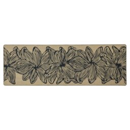 Rackhams Elegance Machine Washable Entrance Runner Doormat, 50x150cm - Flowers - thumbnail 2