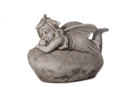 Rackhams Lying Fairy on Rock Garden Ornament - thumbnail 1