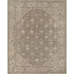 Rackhams Arda-Vintage Taupe Brown Grey Traditional Boho Fringe Rug - 152 x 225 cm - thumbnail 2