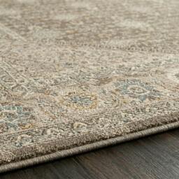 Rackhams Arda-Vintage Taupe Brown Grey Traditional Boho Fringe Rug - 152 x 225 cm - thumbnail 3