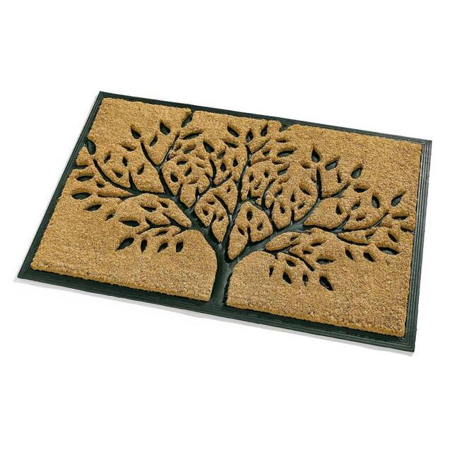 Rackhams Doormat, Rubber, Tree of Life Design, Home Decor