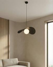 Rackhams RITUAL Lge Pendant Lamp 1 x G9 Black - thumbnail 3